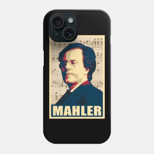 Gustav Mahler musical notes Phone Case