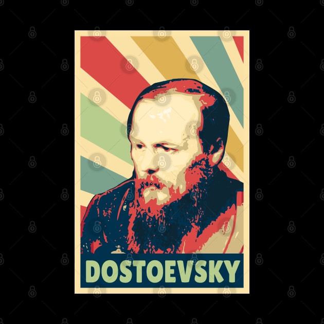 Fyodor Dostoevsky Vintage Colors by Nerd_art