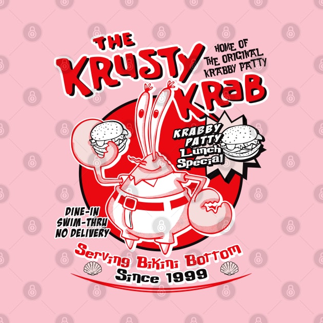 Krusty Krab Poster Special by Alema Art