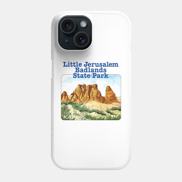 Little Jerusalem Badlands State Park, Kansas Phone Case by MMcBuck