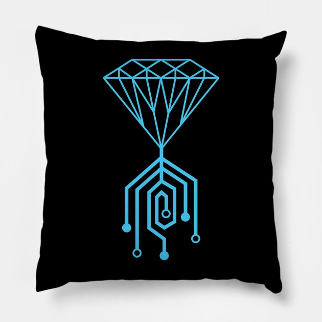 crystalmodule Pillow by colorfull_wheel