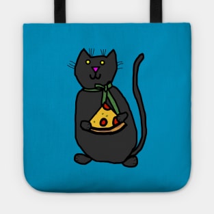Cute Cat and Pizza Slice Tote