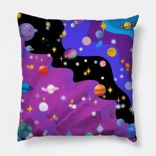 a space traveler Pillow