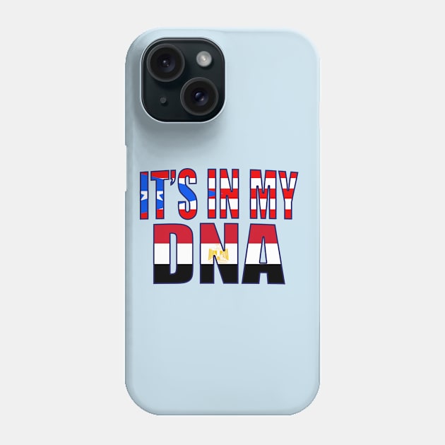 Egyptian And Puerto Rican Mix DNA Perfection Heritage Gift Phone Case by Just Rep It!!