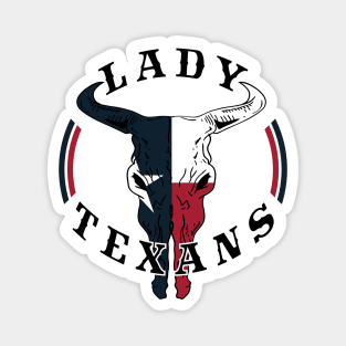 Lady Texans Magnet