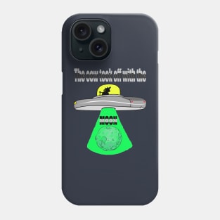 Fly the Cow to the MOON Phone Case