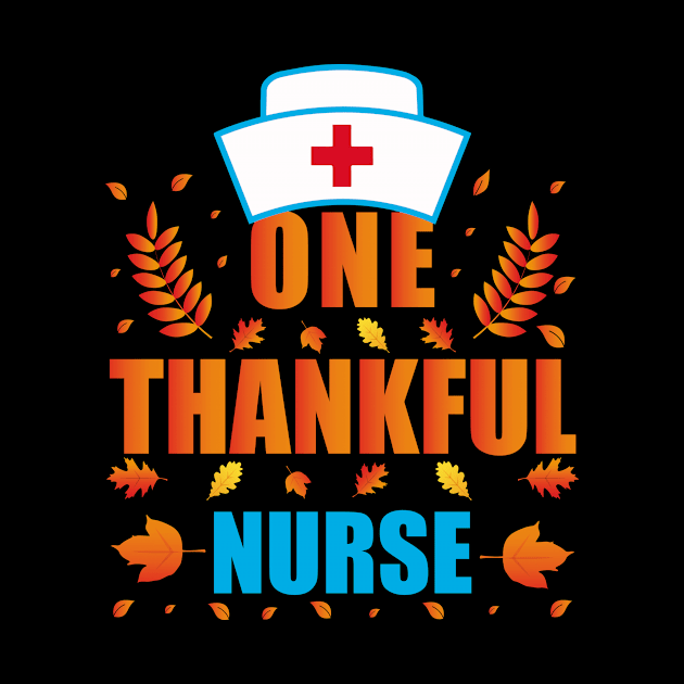 One Thankful Nurse Thanksgiving Fall women by loveshop