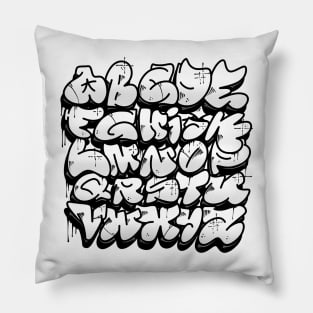 Graffiti Alphabet Pillow