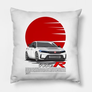 Civic Type R 2023 (White) Pillow