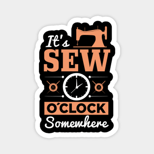 Funny Sewing Sewer Design Magnet