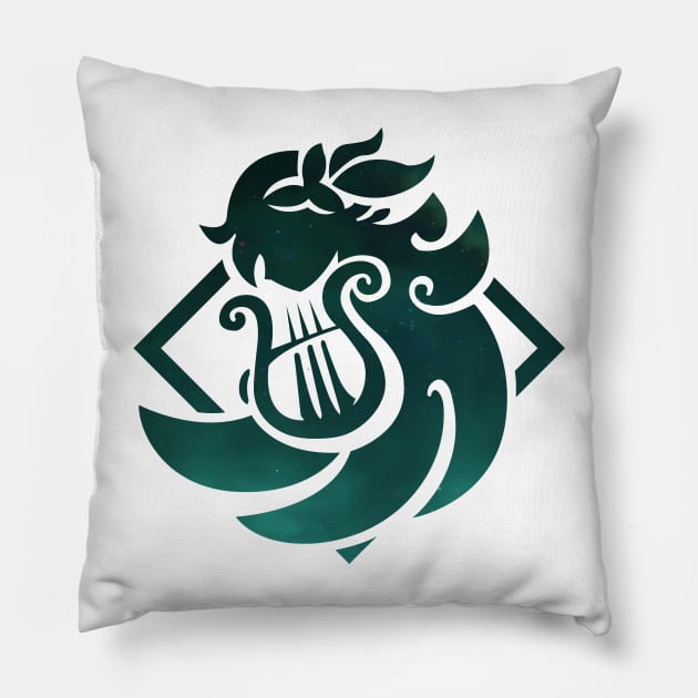 Genshin Impact Venti Emblem - Constellation Pillow by GachaSlave