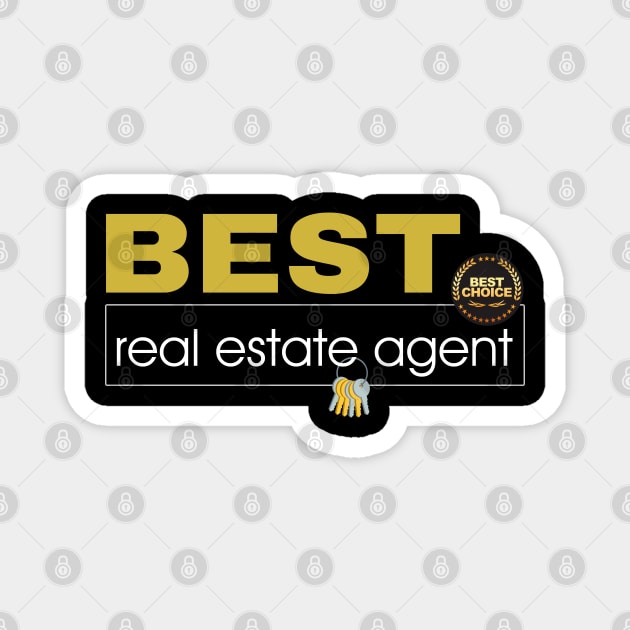 Best Real Estate Agent Magnet by REG