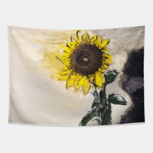 She liked sunflowers Tapestry