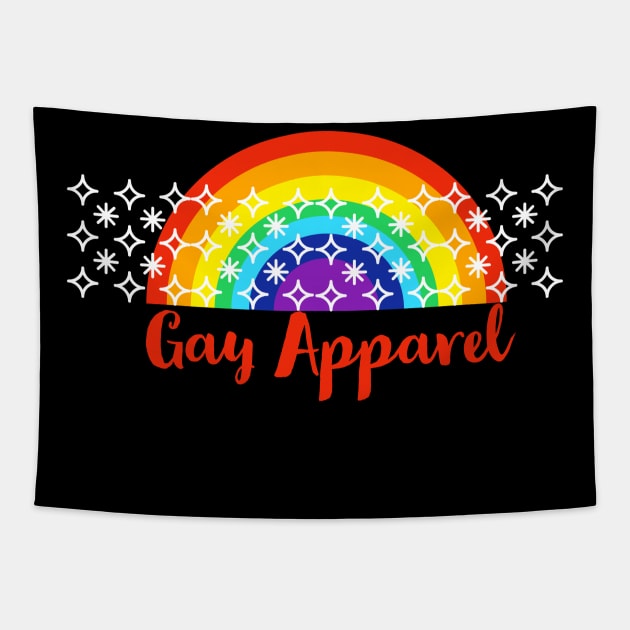 Gay Apparel Tapestry by cricky