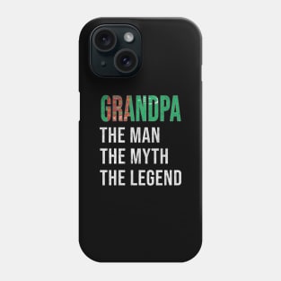 Grand Father Turkmenistani Grandpa The Man The Myth The Legend - Gift for Turkmenistani Dad With Roots From  Turkmenistan Phone Case