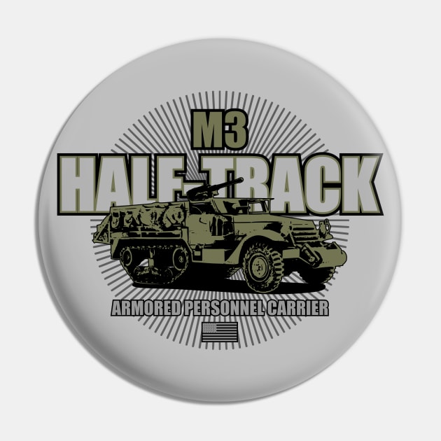 WW2 M3 Half-track Pin by TCP