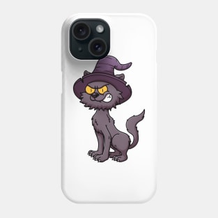 Scary Black Cat Phone Case