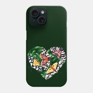 Botanical Tiger Moth Love Phone Case