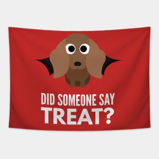 Dachshund Halloween Trick or Treat Tapestry