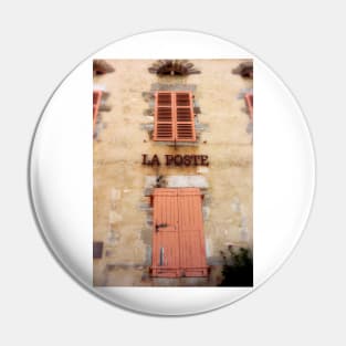 La Poste in a French Village Pin