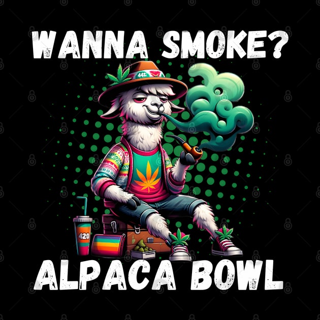 wanna smoke alpaca bowl by FnF.Soldier 