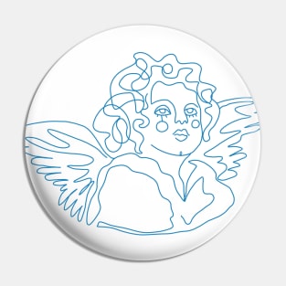 Angel baby modern Pin