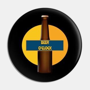 BEER OCLOCK Pin