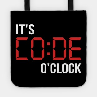 Code O Clock Software Developer IT Fun Gift Tote