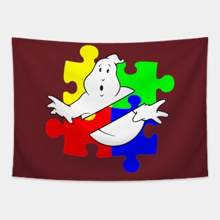 Ghostbusters Autism Awareness Version 2 Tapestry