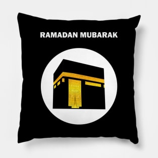 Ramadan Mubarak Ramadan Kareem Kaaba al-Kaʿbah al-Musharrafah Great Mosque of Mecca Ka'bah Gift Pillow