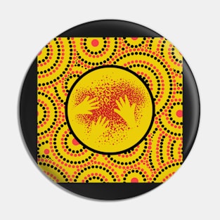 Awesome Aboriginal Dot Art Pin