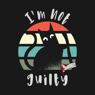 I'm not guilty cat, Innocent Cat with axe T-Shirt