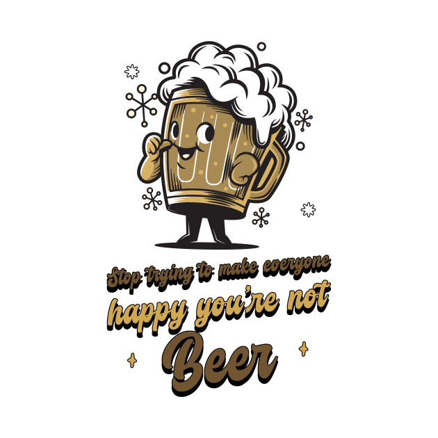 Beer make everyone happy by Graffas