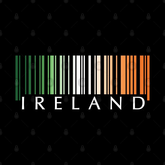 Ireland flag colors barcode by Finji