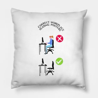 Correct Workplace Seating Posture Pillow