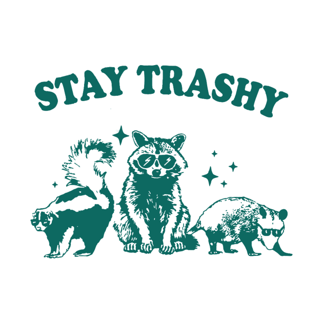 Stay Trashy Raccoon Possum by Eyecrawl ★★★★★