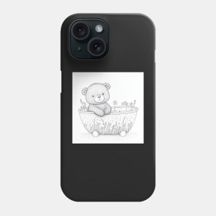 Cute Baby Bear Nursery Child Illustration Phone Case