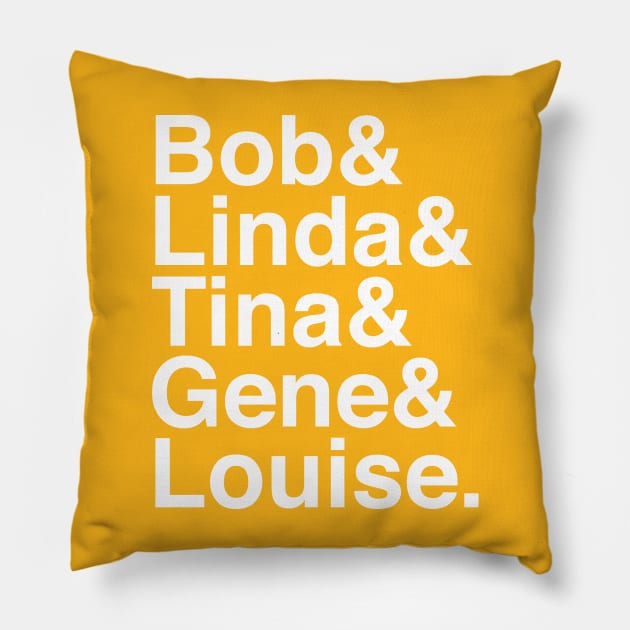 Bob's Burgers Ampersand Pillow by JCMedia