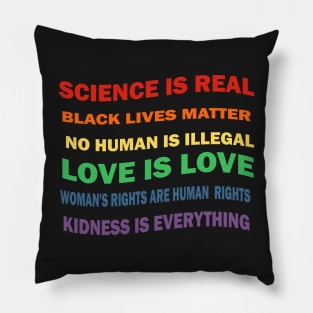 Gay Pride Science Is Real  T-Shirt Pillow