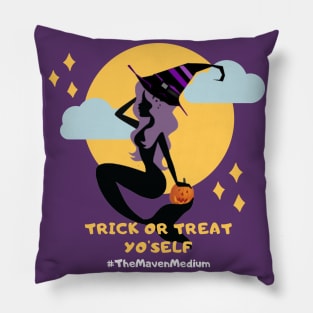 The Maven Medium- Trick-or-Treat Yo'Self Pillow