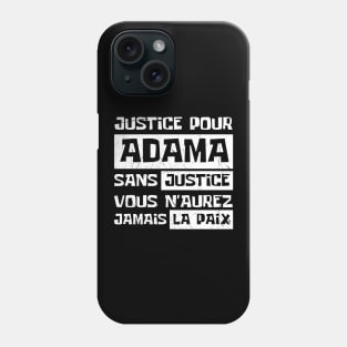 Justice Pour ADAMA Phone Case