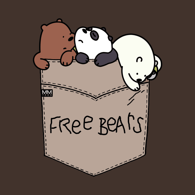 We Bare Bears Pouchie Shirt by MMTees