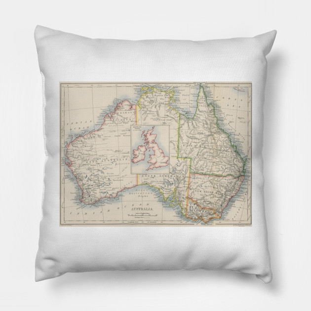 Australia And British Isles Size Comparison Map Australia Map