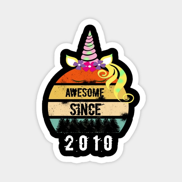 Unicorn Dabbing Awesome Since 2010 9th Yrs Birthday Gifts Unicorn Dabbing Awesome Since 2010 9th Yrs Birthday Gifts