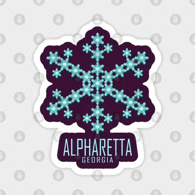 Alpharetta Georgia Magnet by MoMido