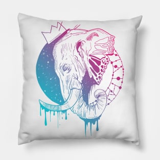 Dual Color Royal Elephant Pillow