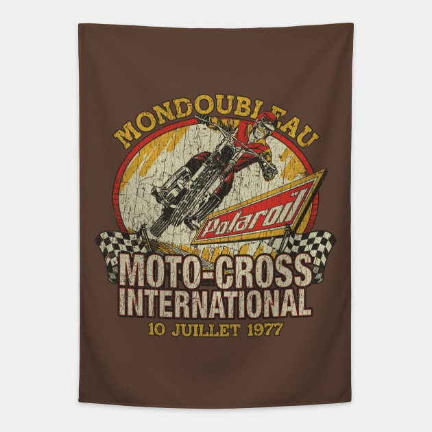 Mondoubleau Moto-Cross International 1977 Tapestry by JCD666