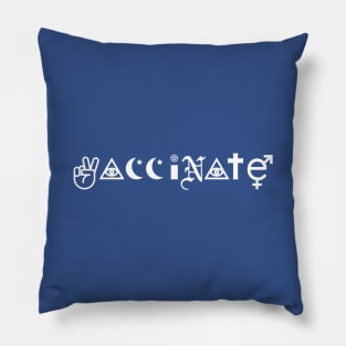 Vaccinate - Coexist Pillow