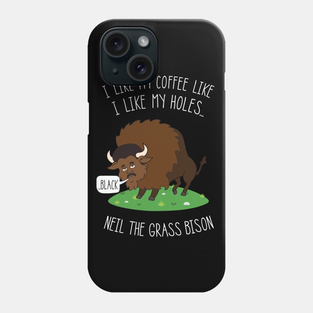 Neil deGrasse Tyson / Bison | Black Holes Phone Case by IncognitoMode