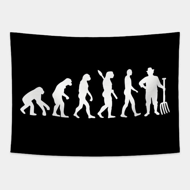 Evolution farmer Tapestry by Designzz